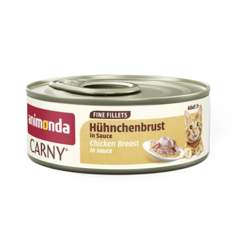 Animonda - Carny Fine Fillets Adult ((Chicken Breast in Sauce)) Huhnchenbrust 60g (83576) 雞胸肉汁煮 成貓罐頭 精選鮮嫩汁煮系列 60克 (EXP: 6月/2029)